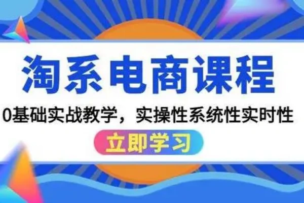 2024年最新淘宝电商系列课底层逻辑解析核心操作教程