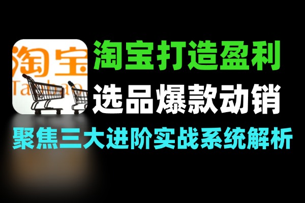 淘宝选品爆款动销三步打造盈利