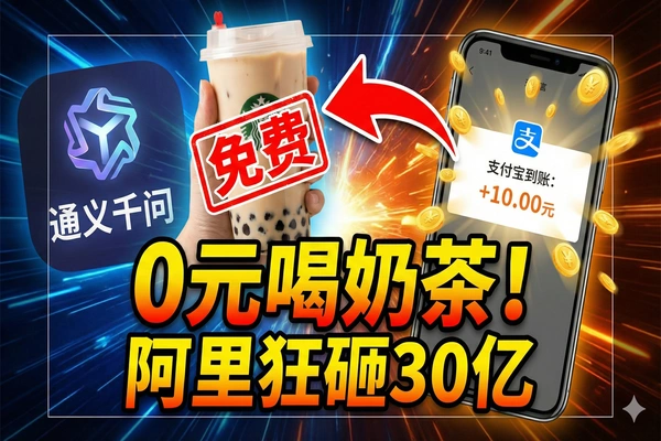 阿里急了！狂砸30亿死磕豆包，免费喝奶茶还能赚信息差！